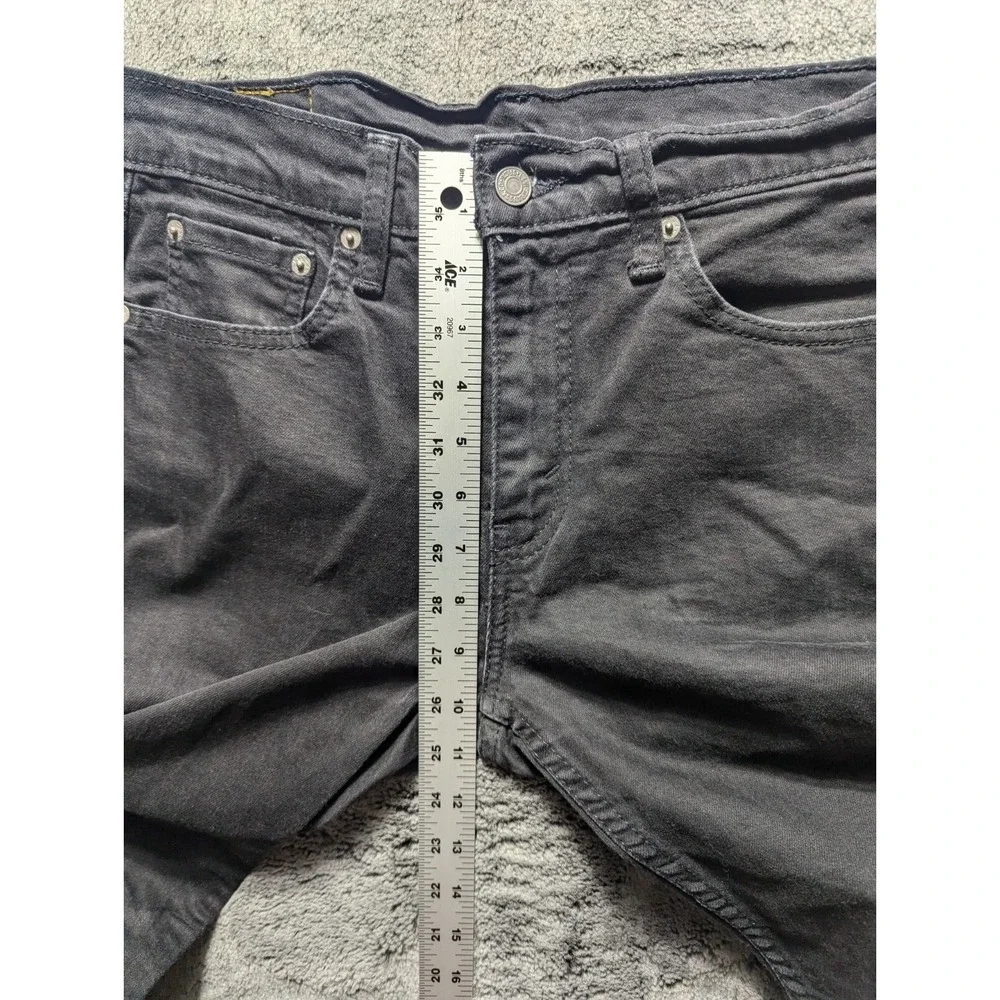 Levi's 502 Taper Fit Jeans Men's Size 30x30 Black